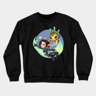 Taimi n Jade Bot Crewneck Sweatshirt